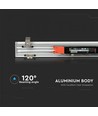 Luminaire encastré linéaire LED 120cm 40W - Samsung LED chip, 120cm, argent, garantie 5 ans