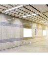 Luminaire encastré linéaire LED 120cm 40W - Samsung LED chip, 120cm, argent, garantie 5 ans