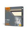 Plafonnier LED 24W, noir - 4000K, IP20 intérieur, Ra 88