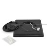 Plafonnier LED 24W, noir - 4000K, IP20 intérieur, Ra 88