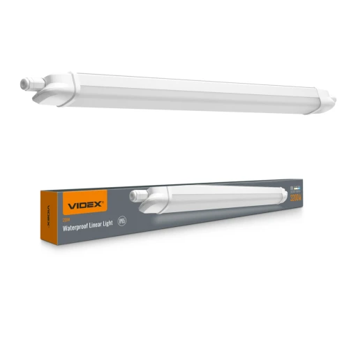 Réglette LED complète 60cm 20W - câblage traversant, IP65, 5000K