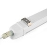 Réglette LED complète 60cm 20W - câblage traversant, IP65, 5000K