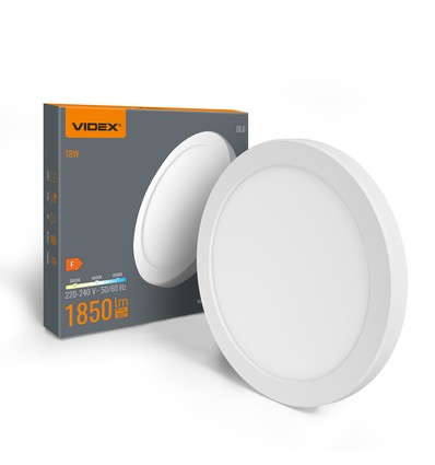 Plafonnier 18W, 3CCT - Ø217 mm, source lumineuse intégrée