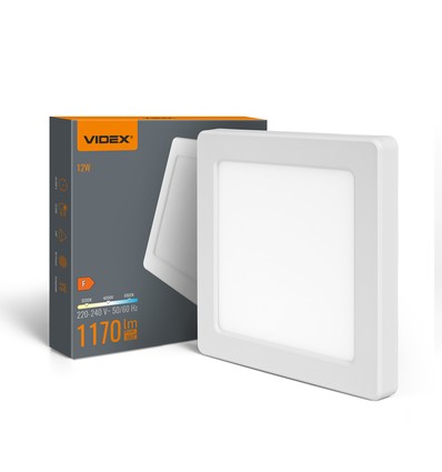 Panneau LED encastrable 12W / plafonnier - 1170lm, 3CCT, 16,7x16,7cm, bord blanc, pour encastrement ou montage en saillie