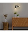 Applique murale LED design 14W - Noir, 1500lm, 25x10x18 cm, source lumineuse incl.