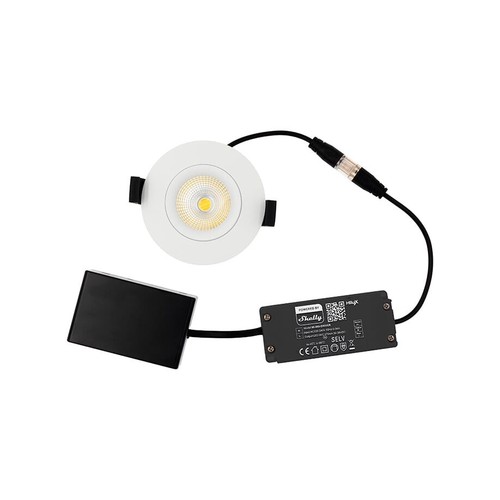 HiluX DS8 Tilt360 - Spot encastré LED intelligent Shelly, RA95, 2200-6500K, Blanc