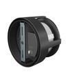 Applique murale ronde 10W CCT - IP65, noir, 360°, 3-en-1 CCT