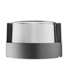 Applique murale extérieure 10W, CCT - 3 couleurs, lumière asymétrique, IP65, noir