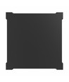 Applique murale 10W Verto Square Cup, CCT - 1200lm, IP65, noir, carrée, lumière asymétrique, intérieur / extérieur