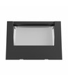 Applique murale 10W Verto Square Cup, CCT - 1200lm, IP65, noir, carrée, lumière asymétrique, intérieur / extérieur