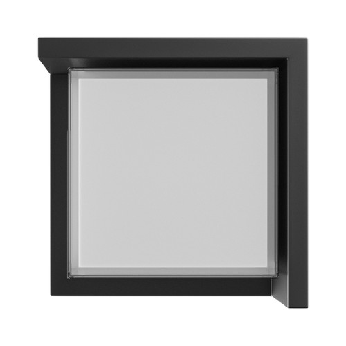 Applique murale 10W Verto Square Edge CCT - 120lm/W, IP65, noir, 3-CCT, 160x160mm