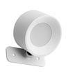 Applique murale rechargeable 4,5W CCT - IP20, ronde, blanche, rotative à 360°, source lumineuse incluse et télécommande