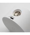 Applique murale rechargeable 4,5W CCT - IP20, ronde, blanche, rotative à 360°, source lumineuse incluse et télécommande