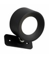 Applique murale rechargeable 4,5W CCT - IP20, ronde, noir mat, rotative à 360°, source lumineuse incluse et télécommande