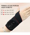 Bandage de luminothérapie pour poignet et mains - Infrarouge, avec batterie, support de poignet