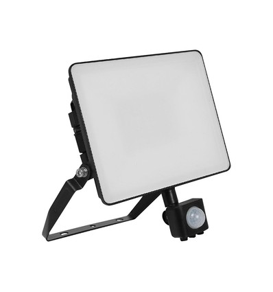 Projecteur LED 30W avec détecteur - 120lm/W, noir, lampe de travail, connecteur rapide