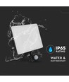Projecteur LED 30W avec détecteur - 120lm/W, noir, lampe de travail, connecteur rapide