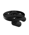 Plafonnier rond avec 3 spots, GU10 - Noir, Ø22cm, IP20 intérieur, sans source lumineuse