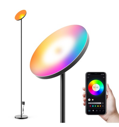 175 cm lampe de sol RGB+CCT - Wifi+Bluetooth
