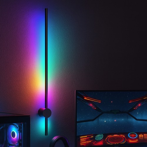 80 cm RGBIC lampe murale réglable - Bluetooth, 5V USB