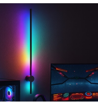 80 cm RGBIC lampe murale réglable - Bluetooth, 5V USB