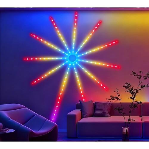 Bande LED feu d'artifice - 5V USB, application Bluetooth