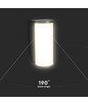 Applique murale LED 12W CCT - IP65, noir, changement de couleur 3-en-1, 1760lm, source lumineuse incluse