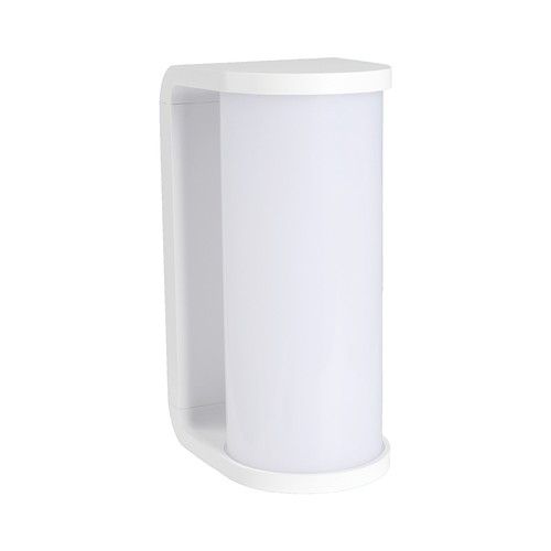 Applique murale moderne 12W, 140lm/W - IP65, blanc, dimmable, CCT, source lumineuse incluse