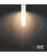 Ampoule LED E14 4W - T20, filament, verre clair