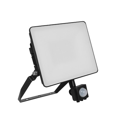 Projecteur LED 50W avec détecteur - 120lm/W, IP65, détecteur PIR, extérieur