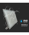 Projecteur LED 200W - IP65, 4000K, boîtier noir, extérieur
