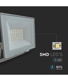 VT-44022 Projecteur LED 20W - 4000K, boîtier blanc