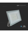 Projecteur LED 50W - IP65, bord blanc, extérieur
