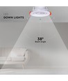 Spot LED encastrable 7W Ø8,8cm - Perçage : Ø6,8 cm, Dimensions : Ø8,8 cm, CCT - 3 couleurs de lumière