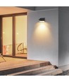 0,9W Solara Mini Lampe de jardin 2-en-1 - Noir, IP65, blanc chaud, applique et piquet, solaire