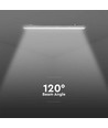 Réglette LED 150cm 48W étanche complète avec éclairage de secours - 120lm/W, IP65, 6500K, câblage traversant