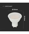 Spot LED GU10 5W - Samsung LED chip, 110°, 400lm, 5 ans de garantie