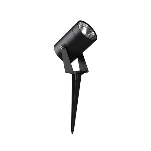 Vt-80070 lampe spot 10W - LED, aluminium, 3000K, boîtier noir, IP65