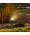 Spot de jardin LED 10W avec piquet - IP65, aluminium noir, angle 40°, 880lm