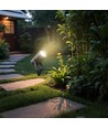 Spot de jardin LED 10W avec piquet - IP65, aluminium noir, angle 40°, 880lm
