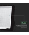 Projecteur LED 1000W - 160lm/W, IP65, puce LED Samsung, extérieur, boîtier noir