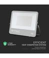 Projecteur LED 200W - 135lm/W, IP65, CREE, 6 ans de garantie, noir, extérieur