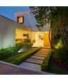 Spot de jardin LED 24V avec piquet - 2W, IP65, noir, carré, extérieur, aluminium
