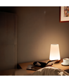 Lampe de table/de chevet LED RGBW rechargeable - Blanc, tactile dimmable, IP20 intérieur