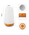 Lampe de table/de chevet LED RGBW rechargeable - Blanc, tactile dimmable, IP20 intérieur