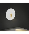 3W Ø15cm LED step light - CCT, IP65, noir, rond, aluminium