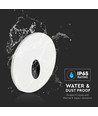 3W Ø15cm LED step light - CCT, IP65, noir, rond, aluminium