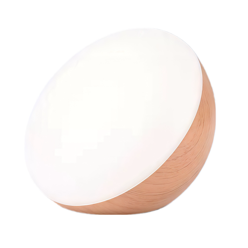 Lampe de table/nuit hémisphérique RGBW rechargeable - Blanc, tactile dimmable, IP20 intérieur