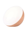Lampe de table/nuit hémisphérique RGBW rechargeable - Blanc, tactile dimmable, IP20 intérieur