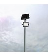Projecteur LED Solaire 50W - 700lm, CCT 2000K-8000K, indicateur de batterie, noir, extérieur